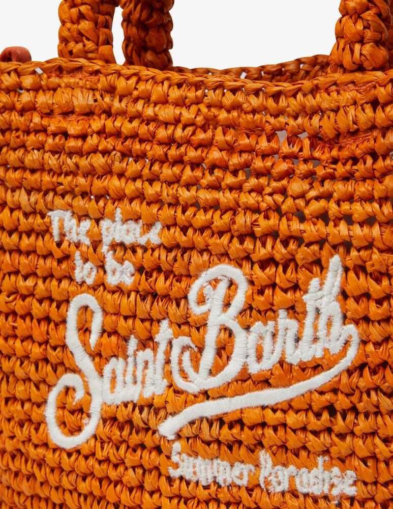 rinascente MC2 Saint Barth Mini borsa Vanity in rafia