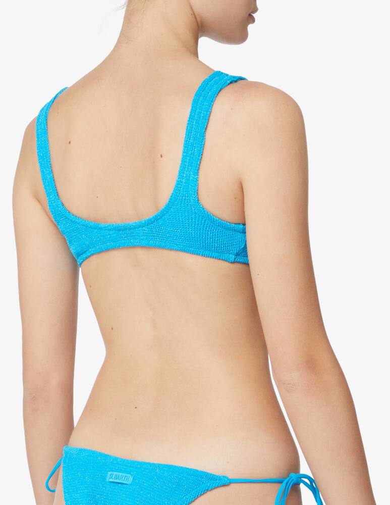 rinascente MC2 Saint Barth Crinkle bralette bikini top