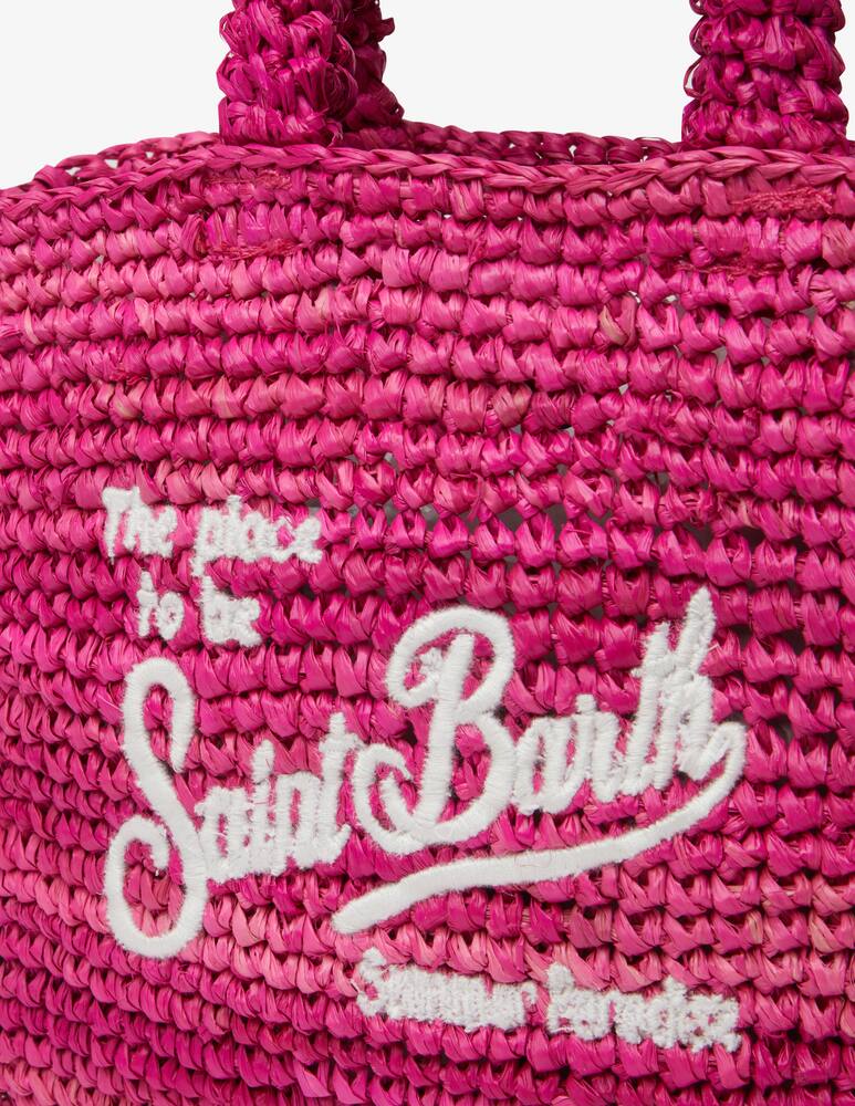 rinascente MC2 Saint Barth Mini borsa Vanity in rafia