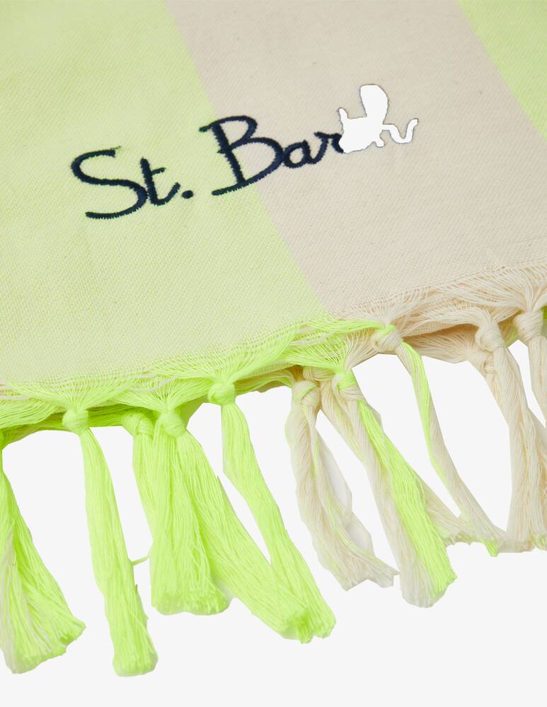 rinascente MC2 Saint Barth Ultra light beach towel with fringe