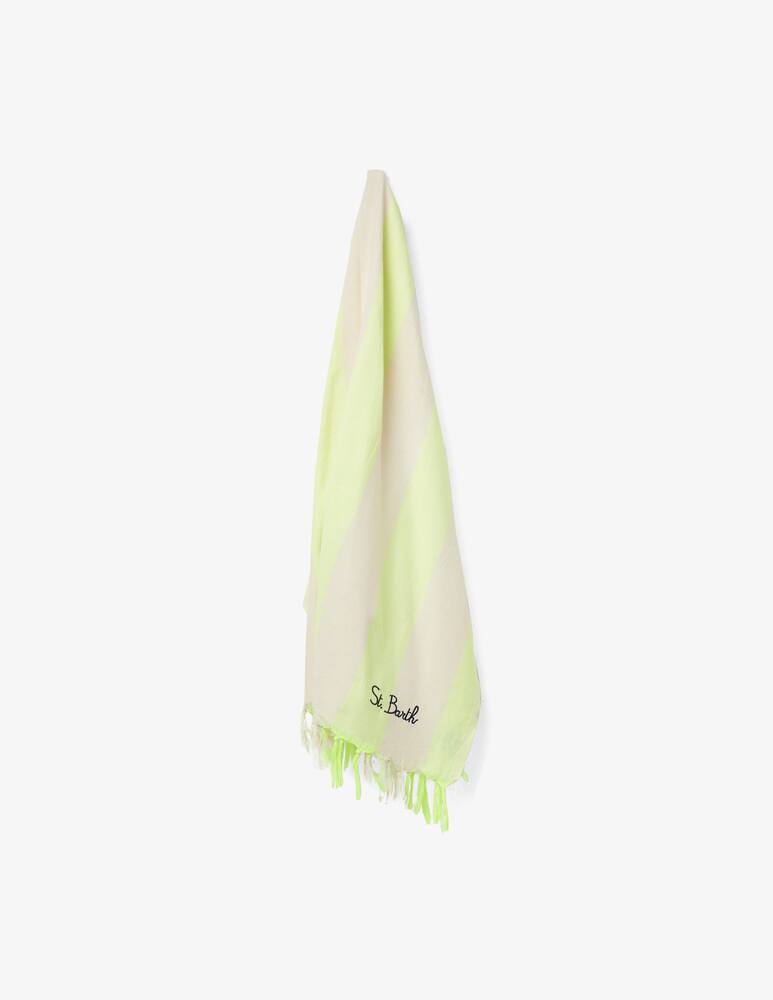 rinascente MC2 Saint Barth Ultra light beach towel with fringe