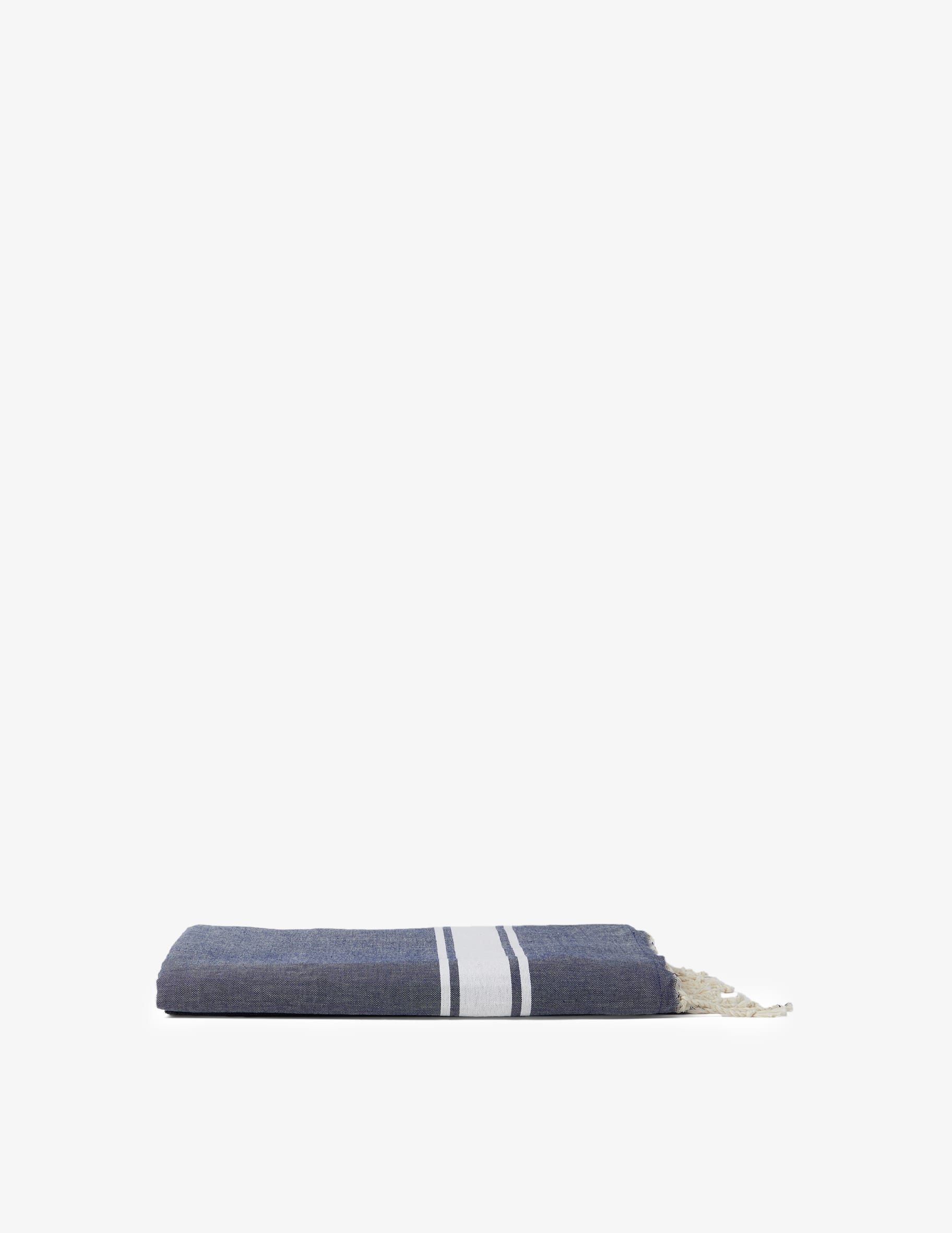 Mc2 Saint Barth Telo Mare Fouta In Cotone A Righe Beige FOUL002/00658L