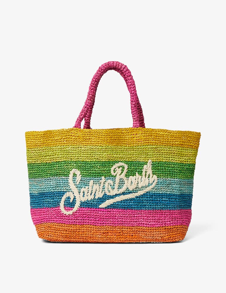 Borsa Da Spiaggia LA HAUTE In Tela Stampata – Labbra – Capiente E Leggera, 27x37 Cm