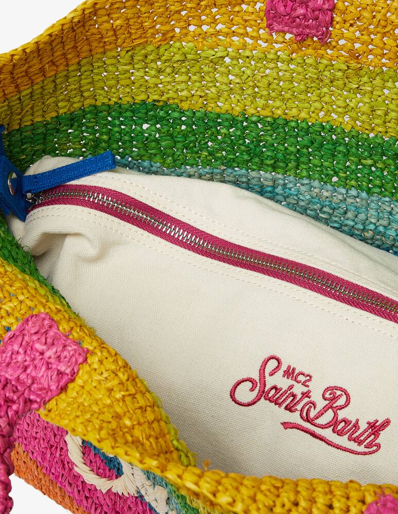 rinascente MC2 Saint Barth Raffia beach bag