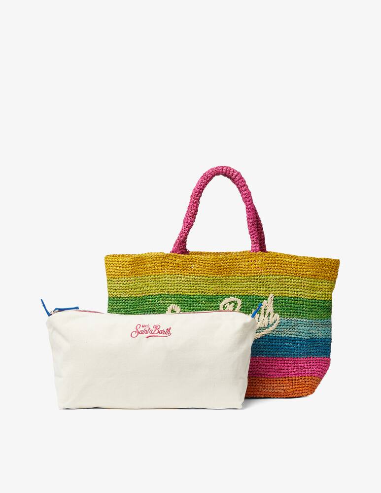rinascente MC2 Saint Barth Raffia beach bag