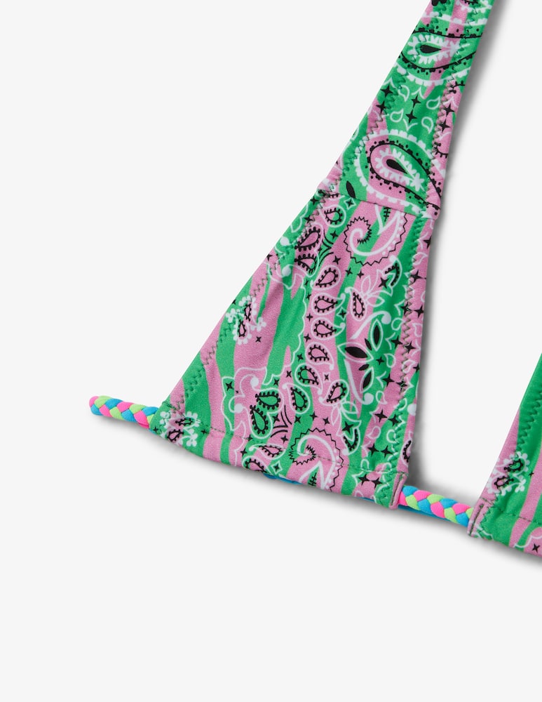 rinascente MC2 Saint Barth Round top bikini aryanna