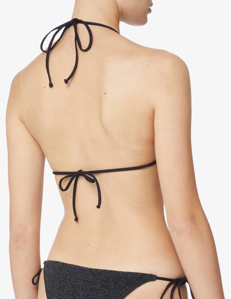 rinascente MC2 Saint Barth Triangle crinkle bikini top