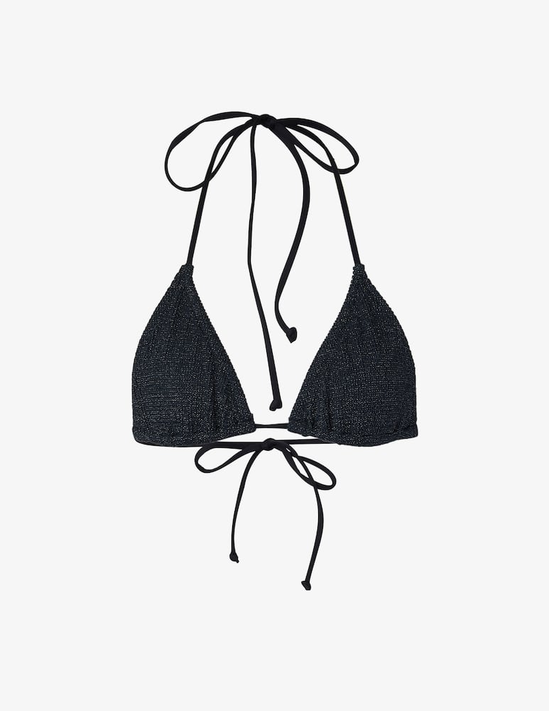 rinascente MC2 Saint Barth Triangle crinkle bikini top