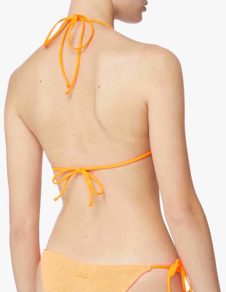 rinascente MC2 Saint Barth Triangle crinkle bikini top