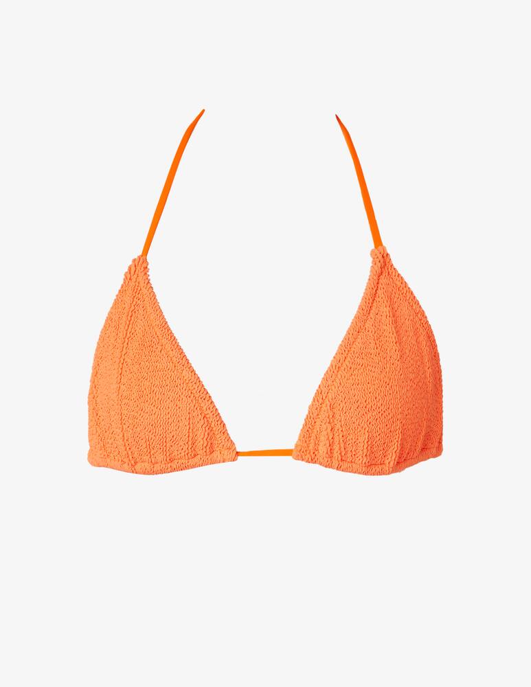rinascente MC2 Saint Barth Triangle crinkle bikini top