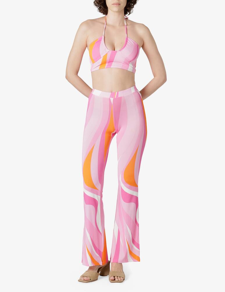 rinascente MC2 Saint Barth Patterned halterneck top