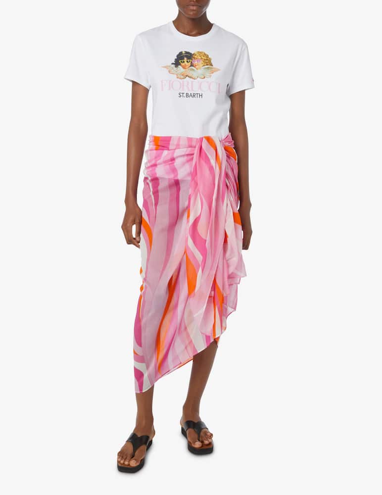 rinascente MC2 Saint Barth Long pareo skirt