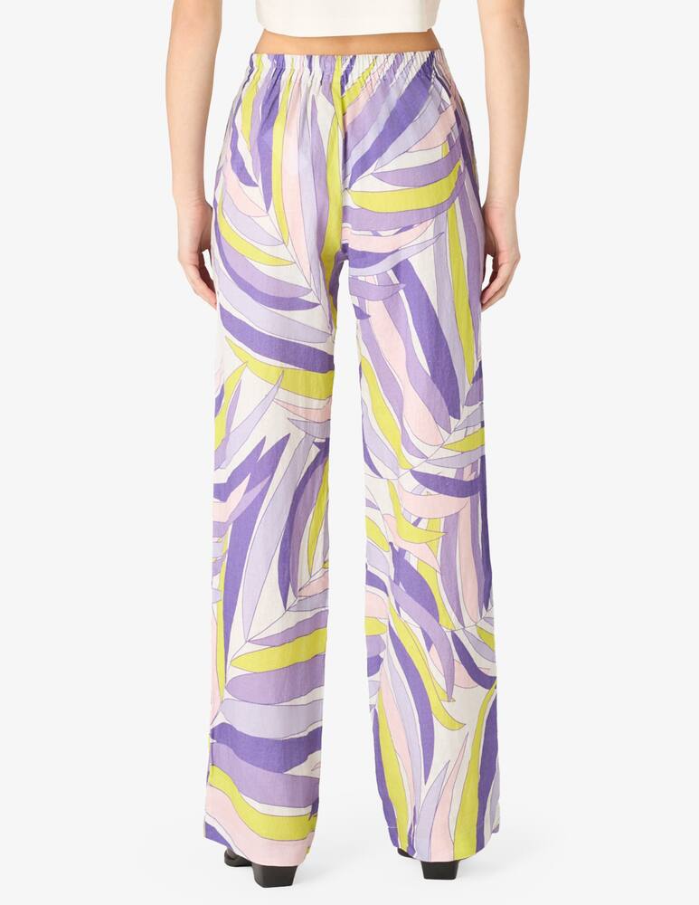 rinascente MC2 Saint Barth Abstract wide leg trousers