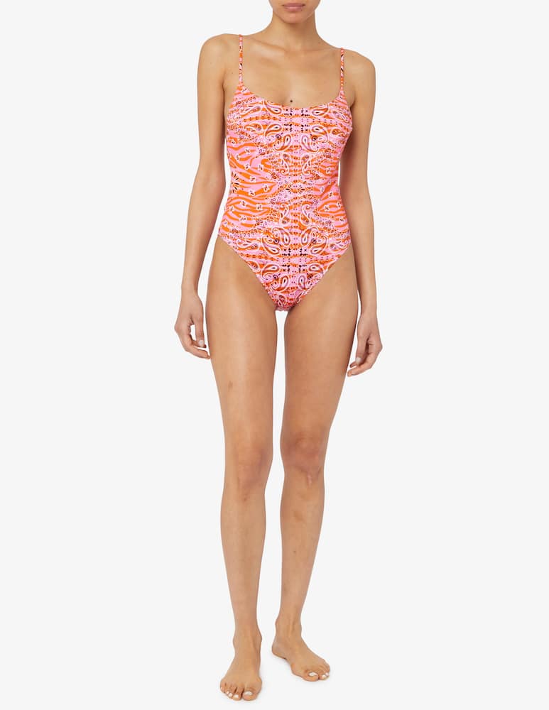 rinascente MC2 Saint Barth Low back thin strap one piece