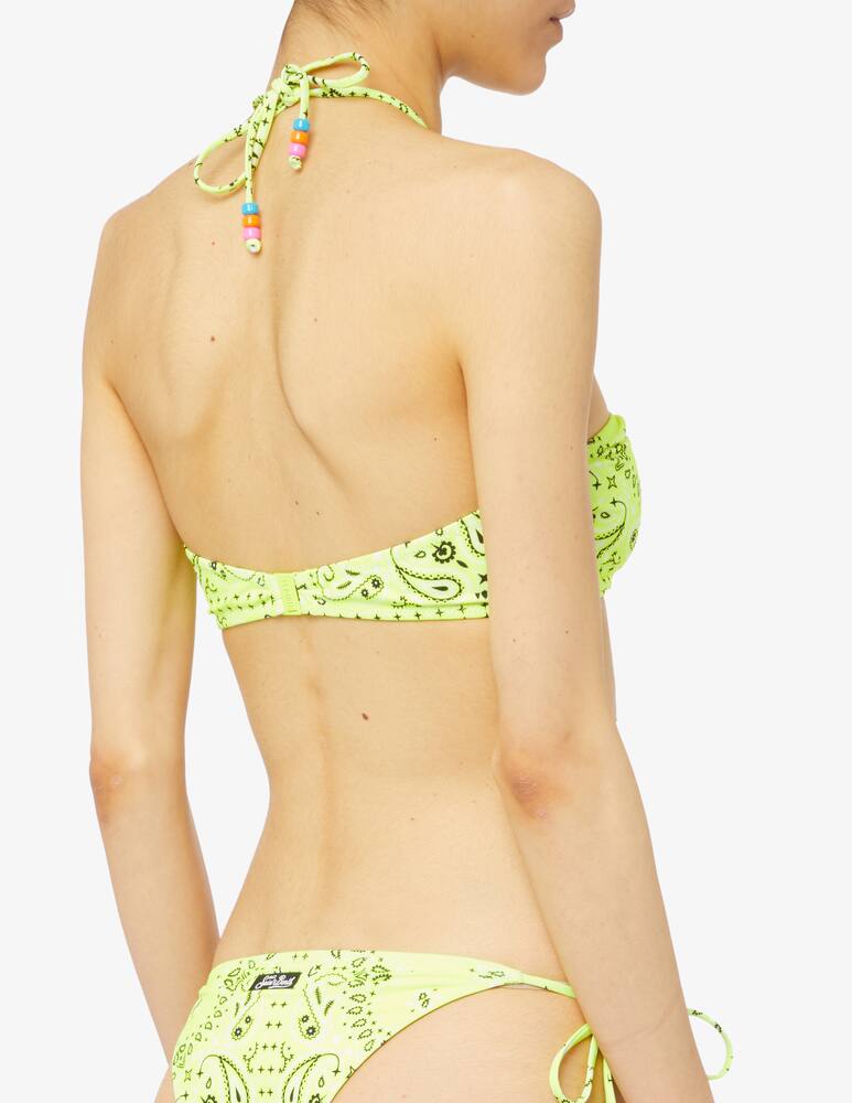 rinascente MC2 Saint Barth Bikini top a fascia con scollo all'americana