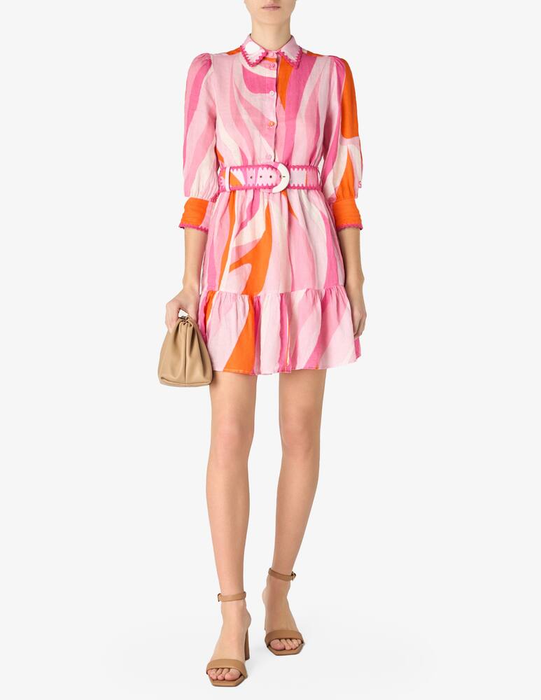 rinascente MC2 Saint Barth Daisy short dress with belt