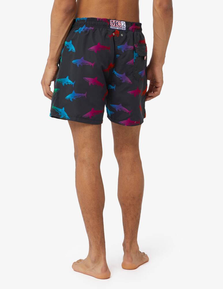 rinascente MC2 Saint Barth Gustavia velvet print swim shorts