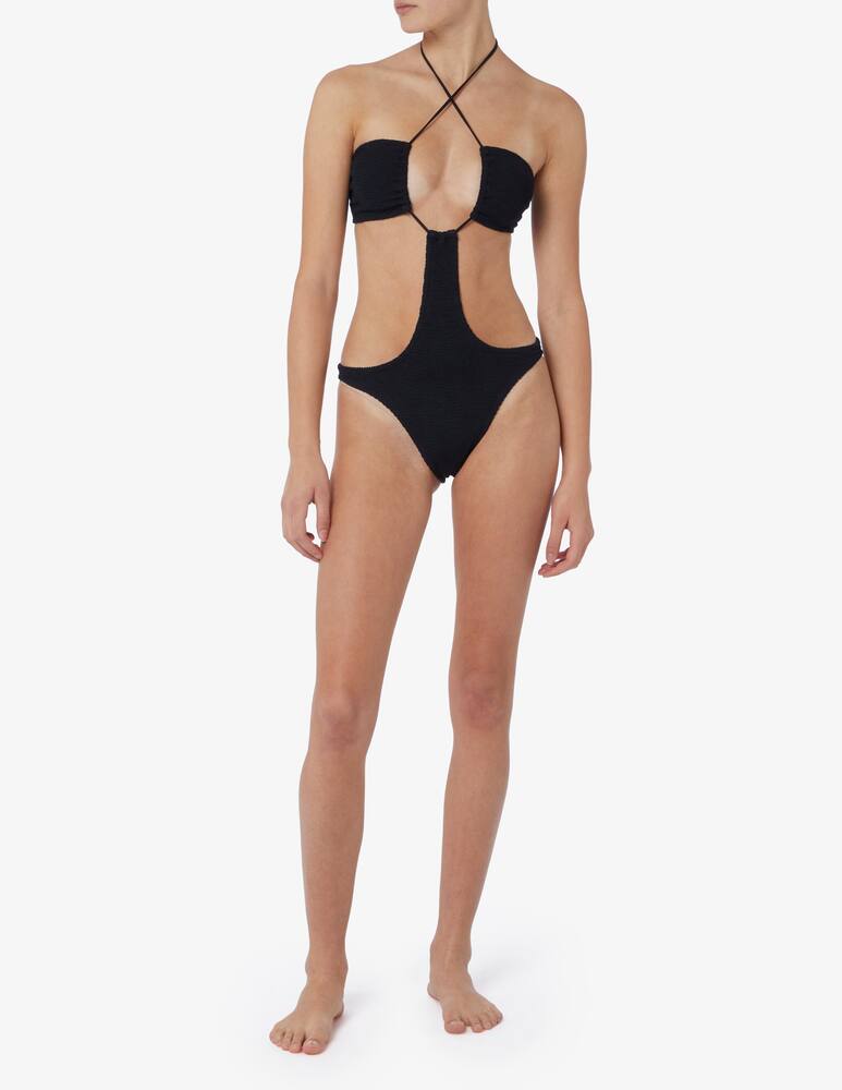 MC2 Saint Barth Mono-kini one piece swimsuit crinkle - picture 2 MC2 Saint Barth Mono-kini one piece swimsuit crinkle - picture 2