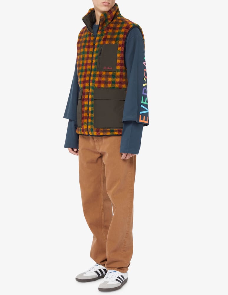 rinascente MC2 Saint Barth Wanaka curly fleece vest