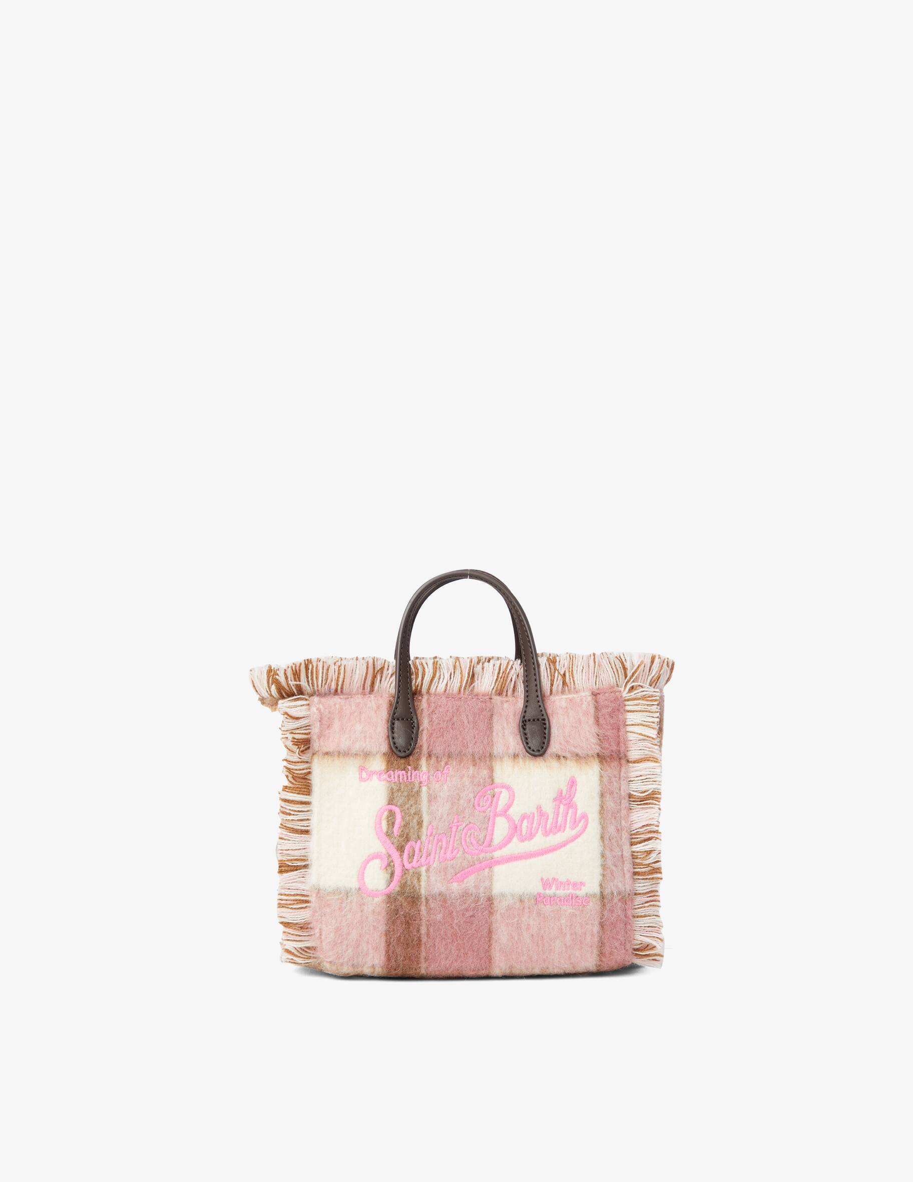 Mc2 Saint Barth Micro Borsa In Pizzo Sangallo Blu PHONE012/00560L