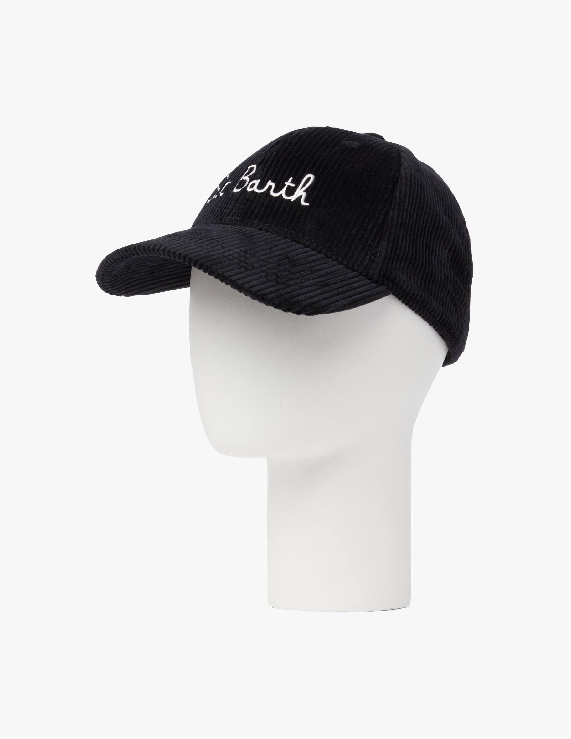 Mc2 Saint Barth Men's Baseball Cap Corduroy Beige