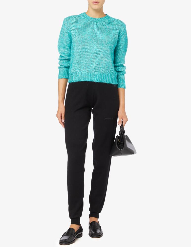 rinascente MC2 Saint Barth New queen crop crewneck sweater