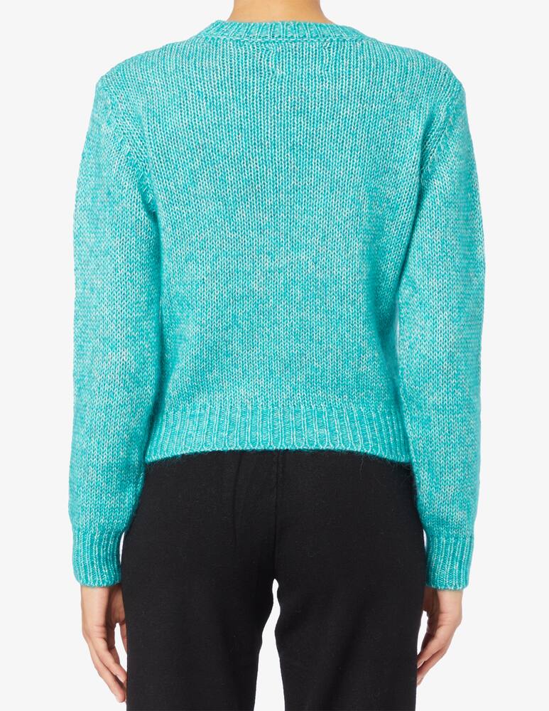 rinascente MC2 Saint Barth New queen crop crewneck sweater