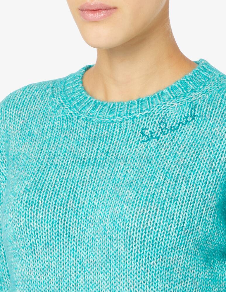 rinascente MC2 Saint Barth New queen crop crewneck sweater