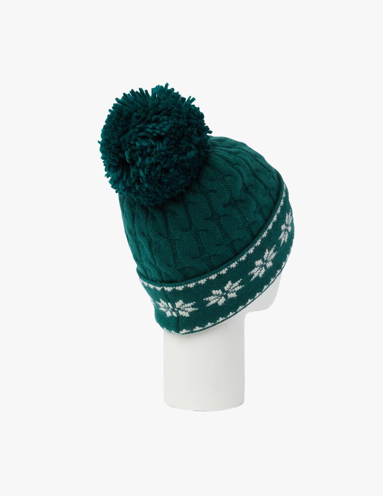 rinascente MC2 Saint Barth Wilhelm p-brided knitted cap pom pon
