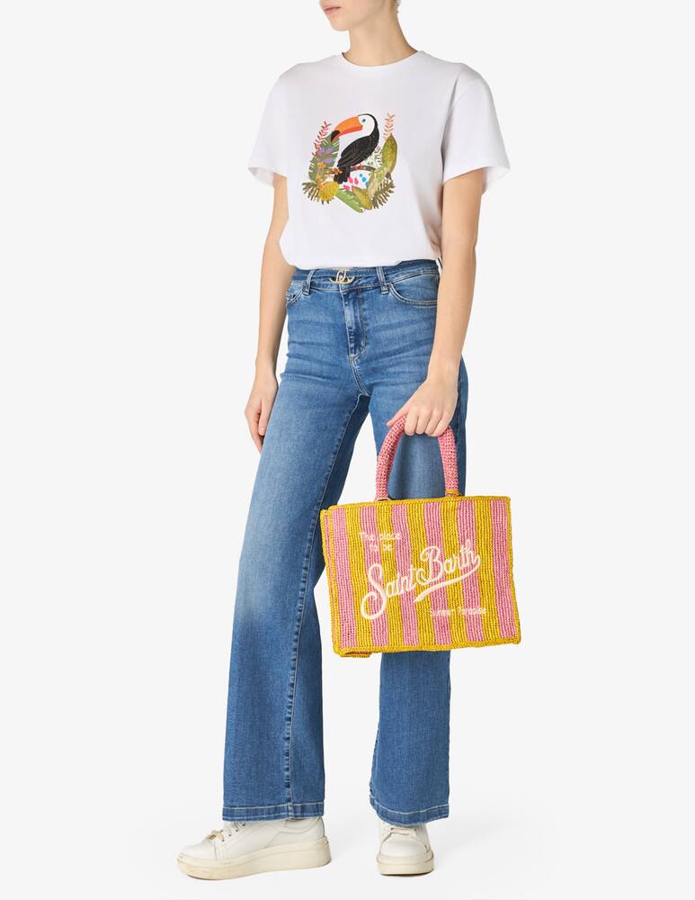 rinascente MC2 Saint Barth Borsa da spiaggia Colette in rafia