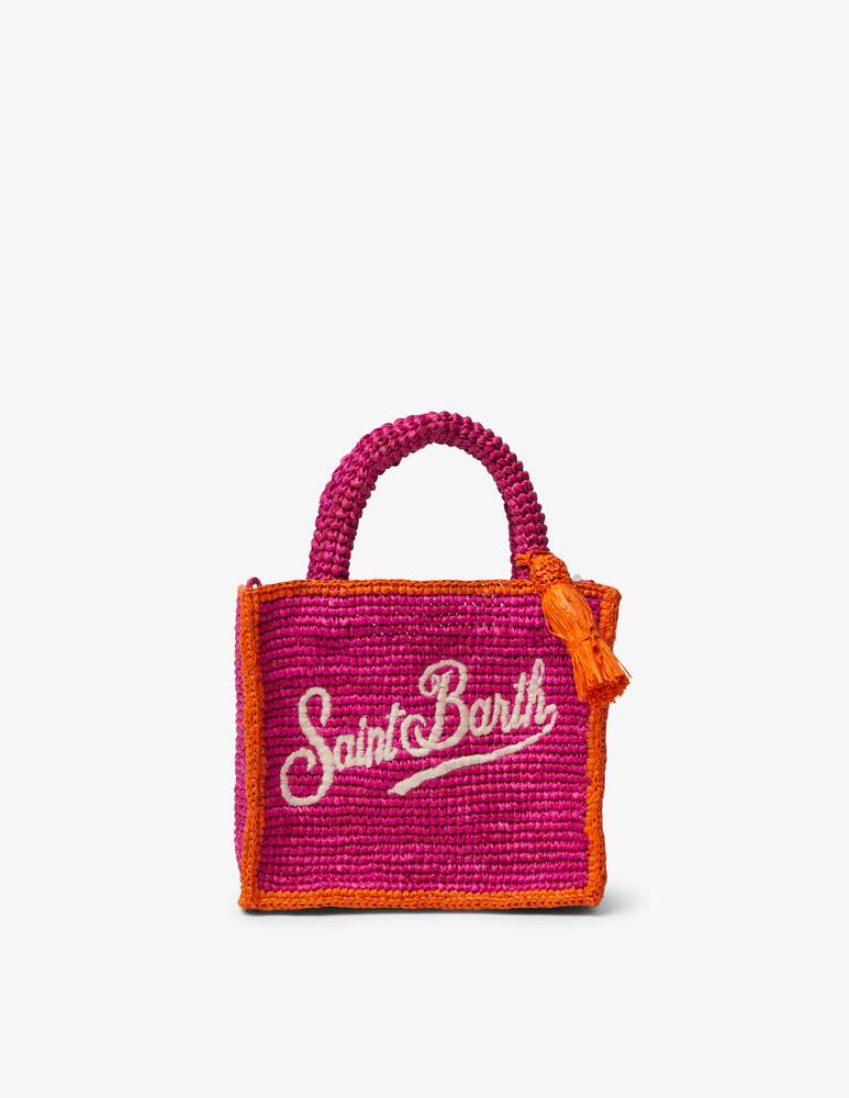 rinascente MC2 Saint Barth Mini borsa Vanity in rafia
