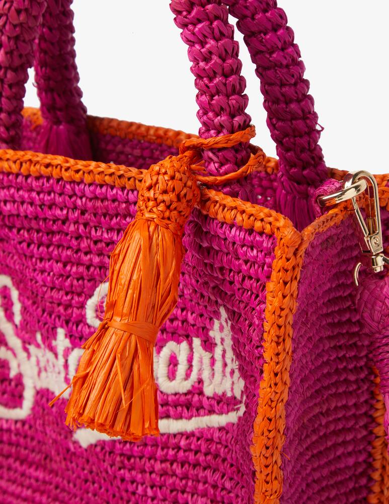 rinascente MC2 Saint Barth Mini borsa Vanity in rafia