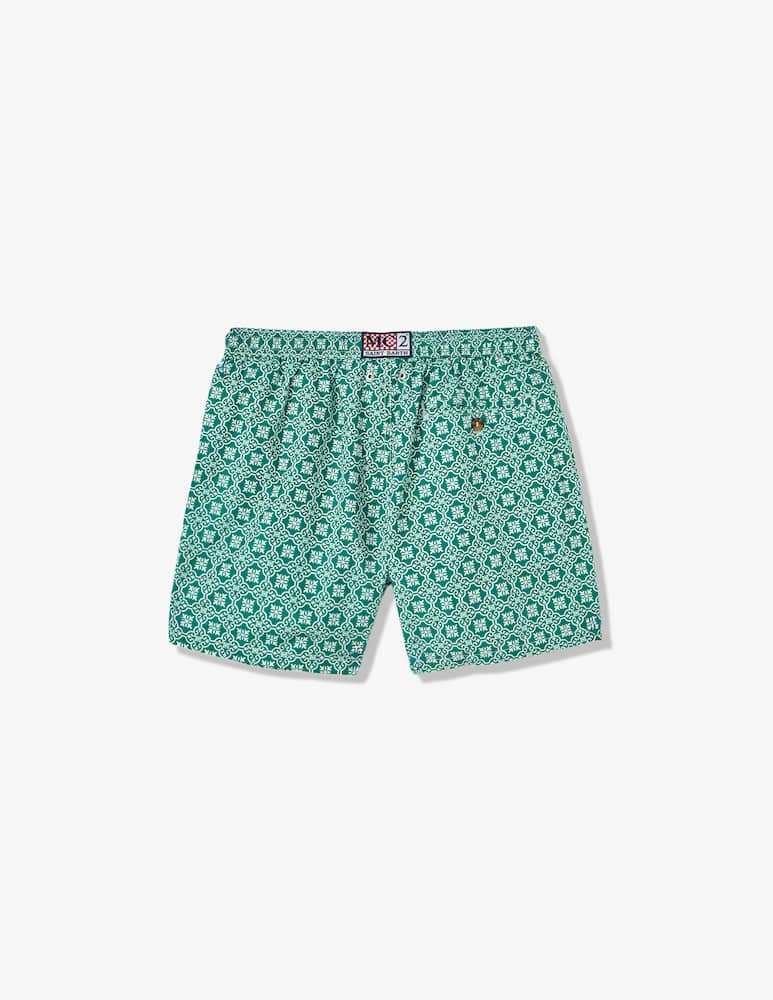rinascente MC2 Saint Barth Retro print swim shorts