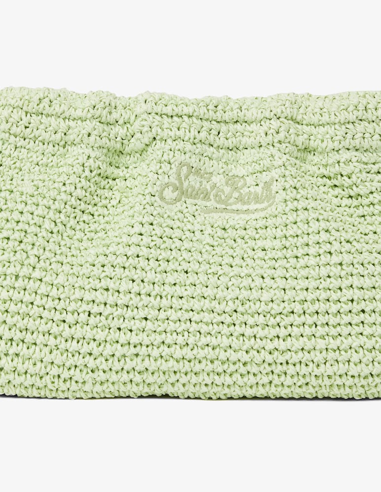 rinascente MC2 Saint Barth Clutch bag with beaded shoulder strap