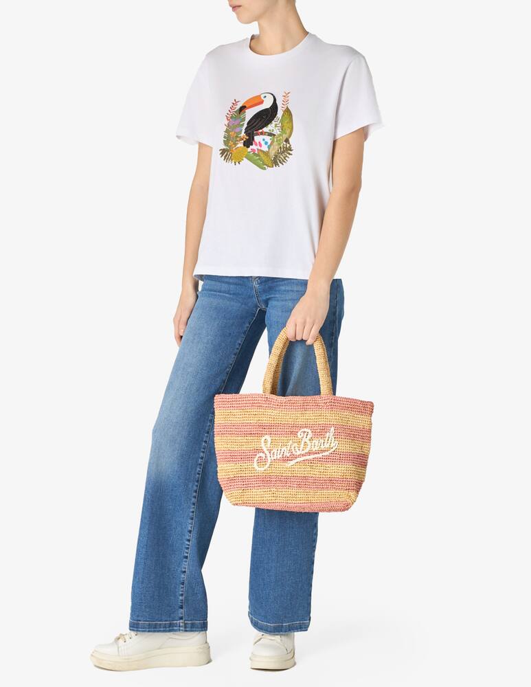 rinascente MC2 Saint Barth Raffia beach bag