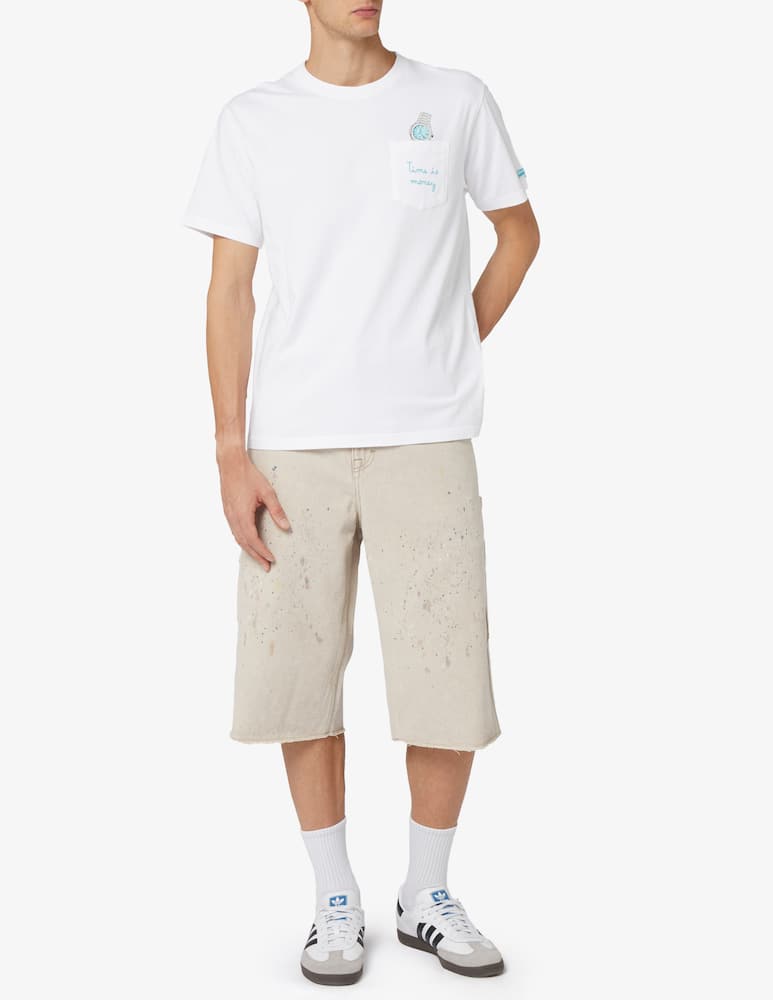 rinascente MC2 Saint Barth Maglietta cotone con tasca frontale