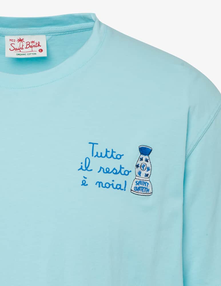 rinascente MC2 Saint Barth T-shirt with embroidery