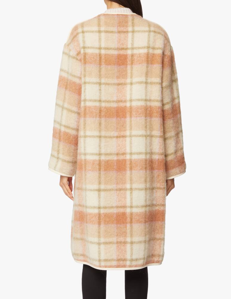rinascente Forte Forte Wool blend tartan coat