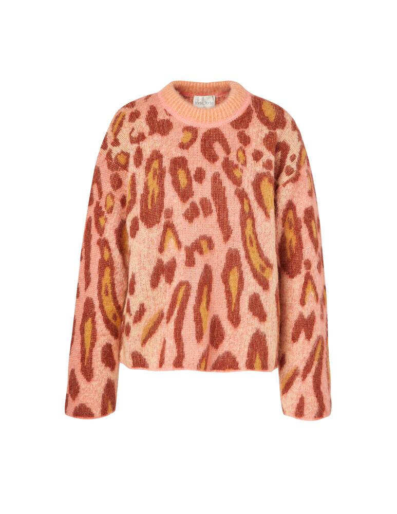 rinascente Forte Forte Maglione girocollo in misto mohair Happy Jungle
