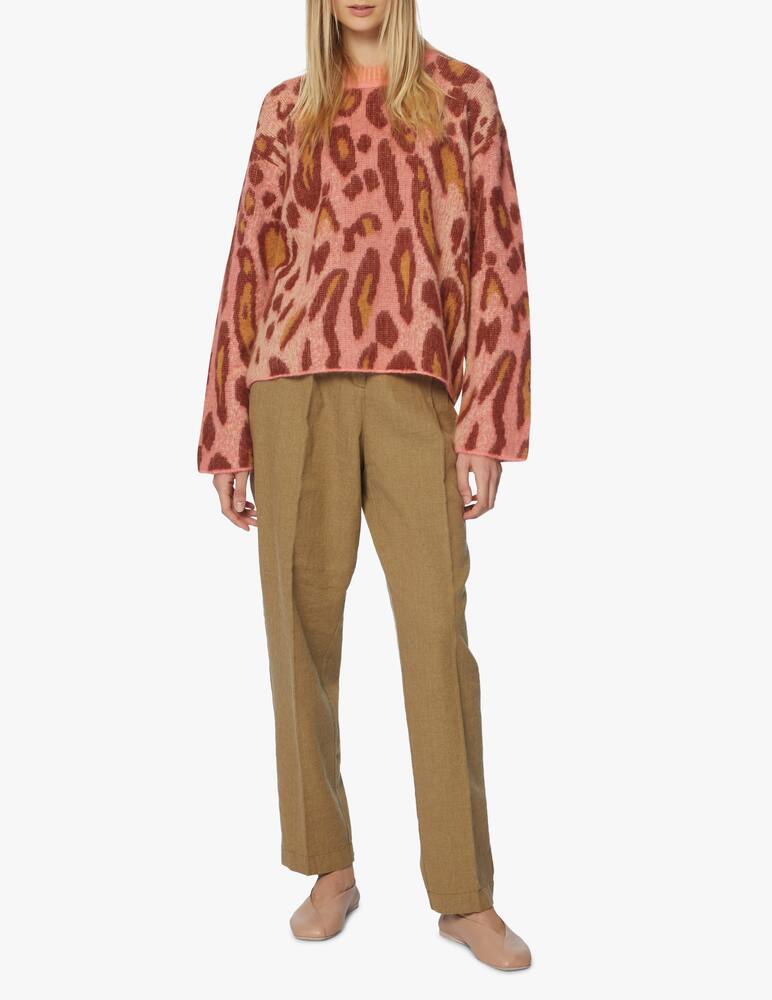 rinascente Forte Forte Maglione girocollo in misto mohair Happy Jungle