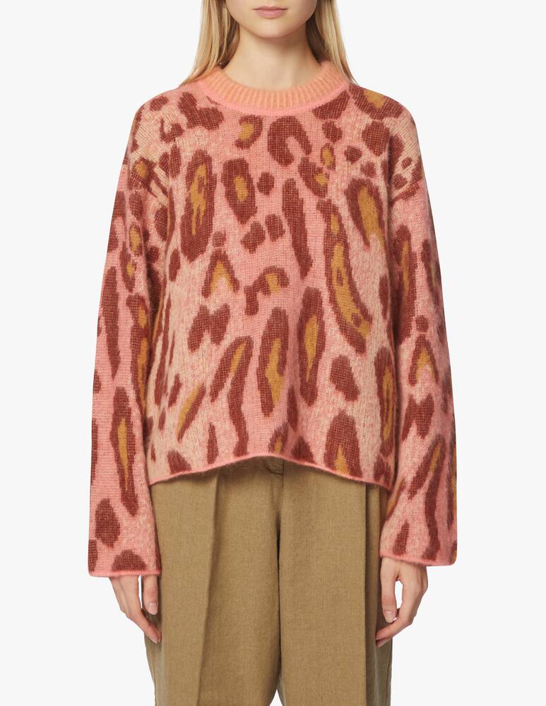 rinascente Forte Forte Maglione girocollo in misto mohair Happy Jungle