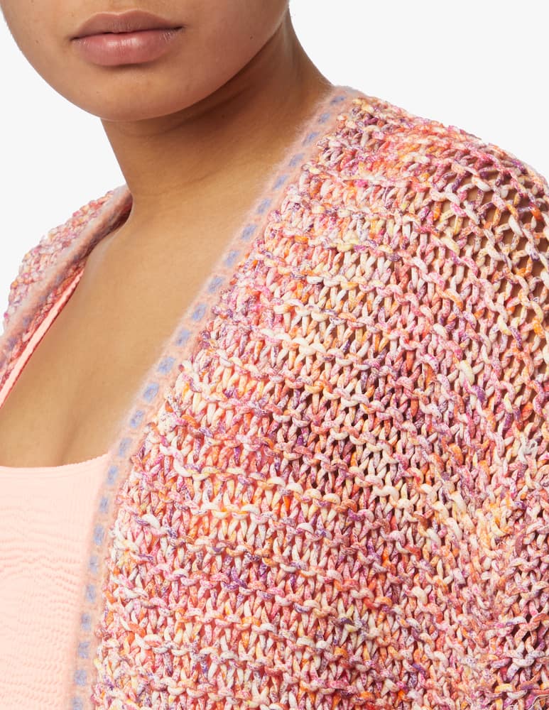Forte Forte Cardigan crop in cotone - rosa - immagine 4 Forte Forte Cardigan crop in cotone - rosa - immagine 4