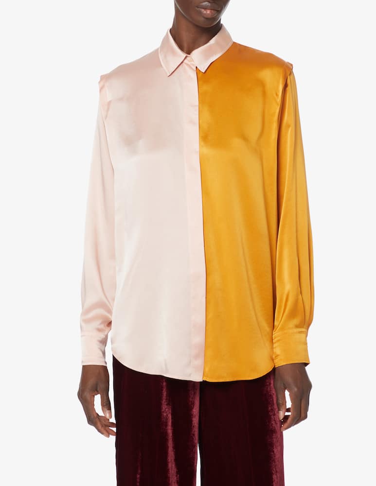 Forte Forte Silk shirt - Orange - picture 1 Forte Forte Silk shirt - Orange - picture 1