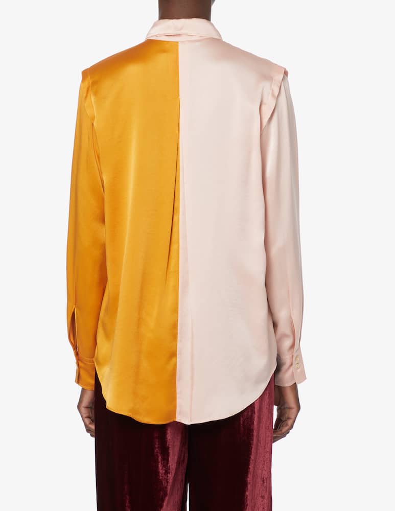 Forte Forte Silk shirt - Orange - picture 3 Forte Forte Silk shirt - Orange - picture 3