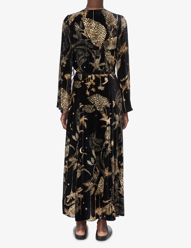 rinascente Forte Forte Crossover dress in velvet - Black