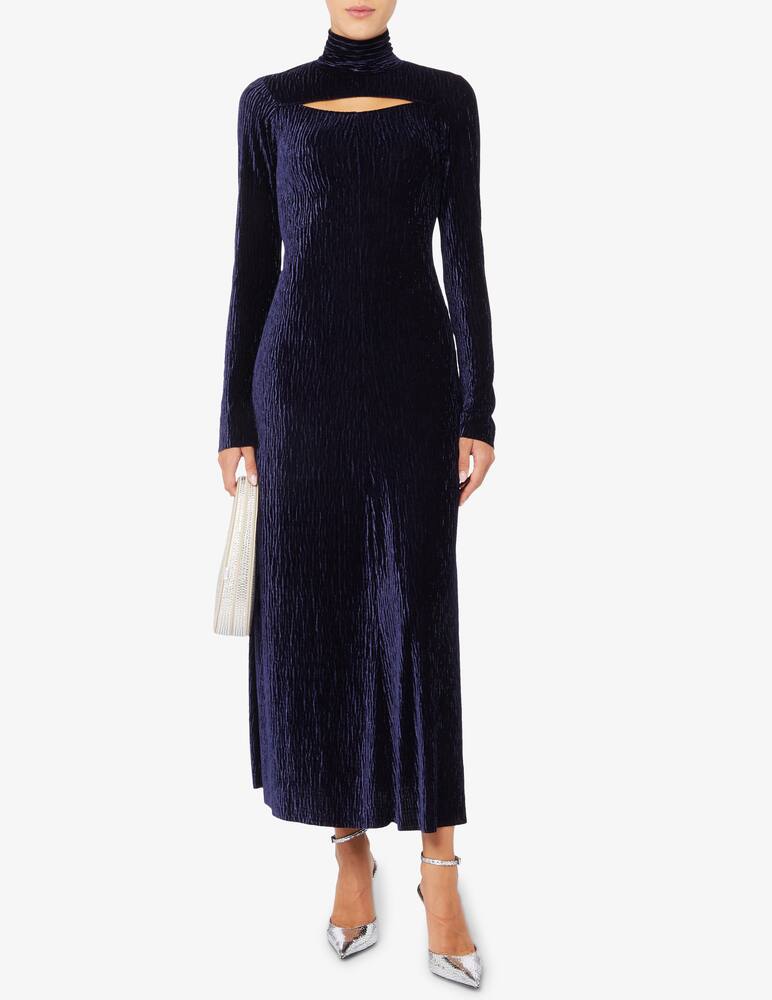 rinascente Forte Forte Vestito maxi in velluto cutout