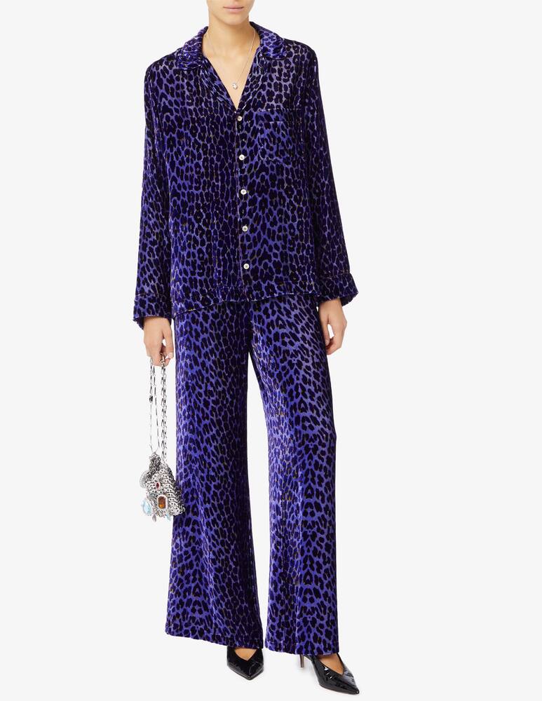 rinascente Forte Forte Straight-leg velvet trousers