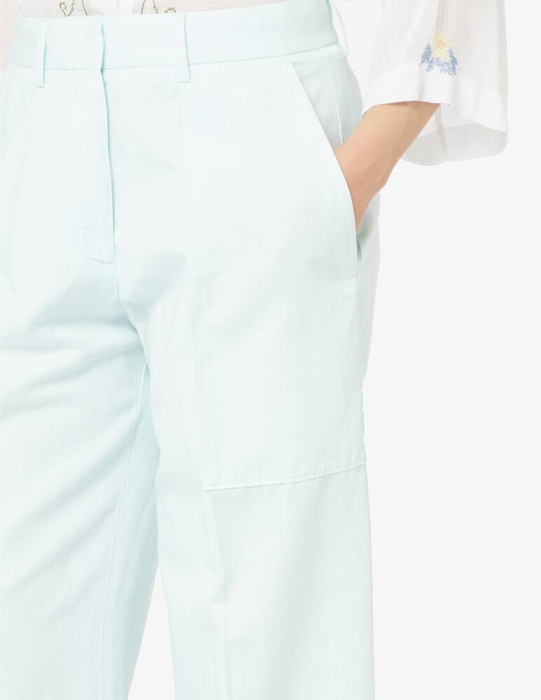 rinascente Forte Forte Chic cotton gabardine cargo pants