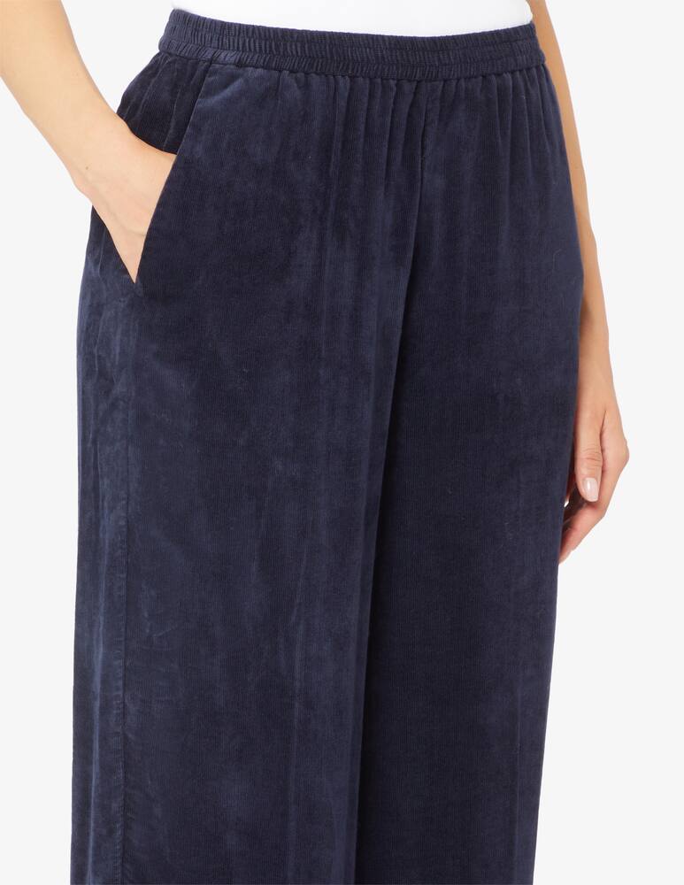 rinascente Forte Forte Pantaloni a gamba larga in velluto