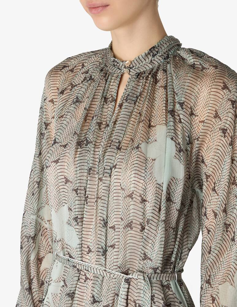 rinascente Forte Forte Lily chiffon silk dress